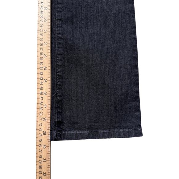 Eileen Fisher Jeans Women's Size 4 Petite Denim Black Straight Leg Stretch - Picture 11 of 12